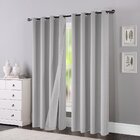 Cortina De Tecido Voil Semi Blackout Boston 2,60x2,30m Pemogo