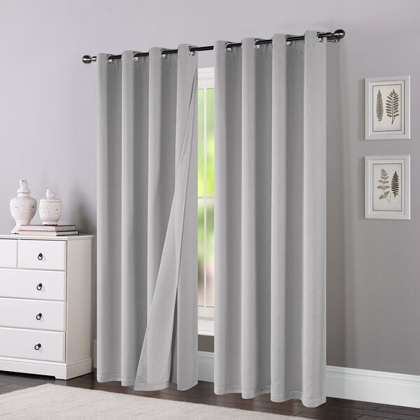 Cortina De Tecido Voil Semi Blackout Boston 2,60x2,30m Pemogo