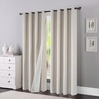 Cortina De Tecido Voil Semi Blackout Boston 3,60x2,50m Pemogo