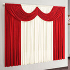 Cortina De Varão 4 Metros Vermelha Clássica 4m X 2,8m De Altu