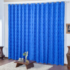 Cortina De Varão Trabalhada Azul 4,00m X 2,70m - Ideal Para V