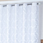 Cortina De Varão Trabalhada Branca 3,00m X 2,70m - Ideal Para