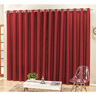 Cortina De Varão Vermelha Semi Blecaute 3m X 2,50m Varão Simp