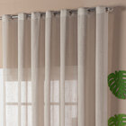 Cortina De Voal Avelã 4,00m X 2,70m - Ideal Para Varão Simple