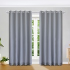 Cortina De Voil Cinza Com Forro Corta-luz 1,80m X 2,70m