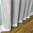 Cortina De Voil Com Blackout Pvc Cinza 2,30m X 2,80m Texas