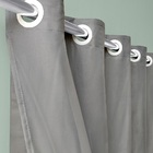 Cortina De Voil Com Blackout Pvc Grafite 2,20m X 2,80m Texas