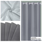 Cortina De Voil Com Blackout Pvc Grafite 2,20m X 2,80m Texas