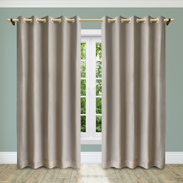 Cortina De Voil Com Blackout Pvc Marrom 1,80mx2,80m Texas