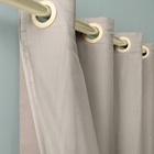 Cortina De Voil Com Blackout Pvc Marrom 1,80mx2,80m Texas