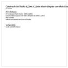 Cortina De Voil Palha 6,00m X 2,80m Para Varão Com Ilhós Crom