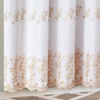 Cortina De Voil Para Quarto Bordada 4,00m X 2,50m Ideal Para