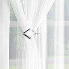 Cortina De Voil Para Sala / Quarto Branca 4m X 2,50m Branco P