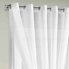 Cortina De Voil Para Sala / Quarto Branca 4m X 2,50m Branco P