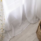 Cortina Deryl Poliéster Branco 2,8x2m 1 Folha Inspire
