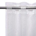 Cortina Deryl Poliéster Branco 2,8x2m 1 Folha Inspire