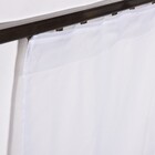 Cortina Deryl Poliéster Branco 2,8x2m 1 Folha Inspire