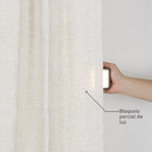 Cortina Diamond Bege 2,70x2,60m 2 Folhas Inspire