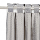 Cortina Dubbo Poliéster Cinza 2,8x2m 1 Folha Inspire