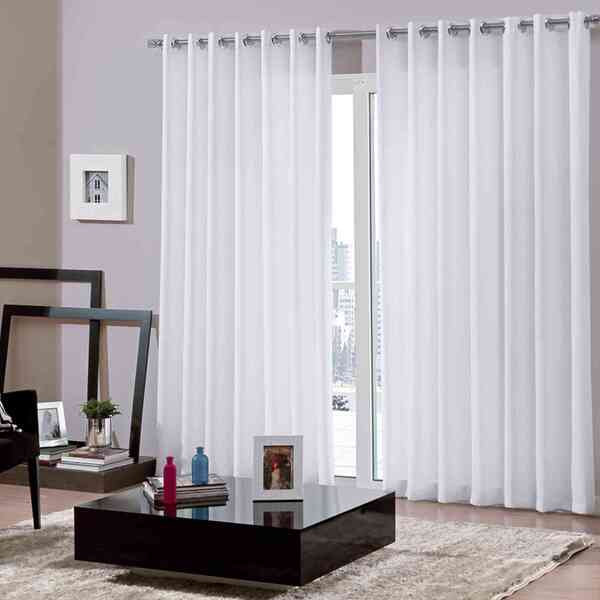 Cortina Duo 5 40 X 2 50 M Bellini Areia Bella Janela