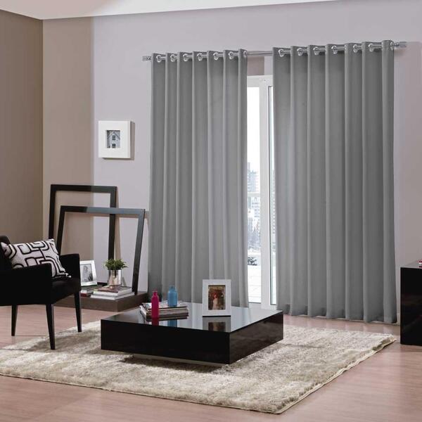 Cortina Duo Bella Janela Tecido Lisa Quarto 3,00m X 1,70m