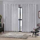 Cortina Duo Monaco Bella Janela Tecido Ilhós 3,00 X 1,70