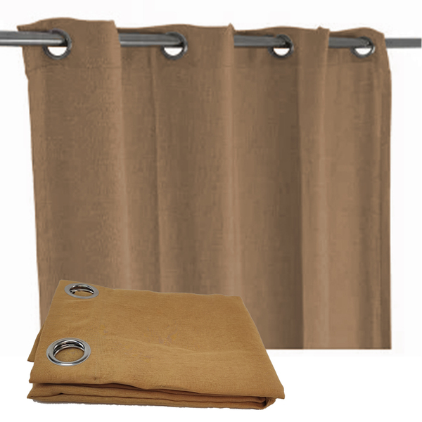 Cortina Dupla Camada 1.40x2.60m 1 Folha 8 Furos Casa Sala Por