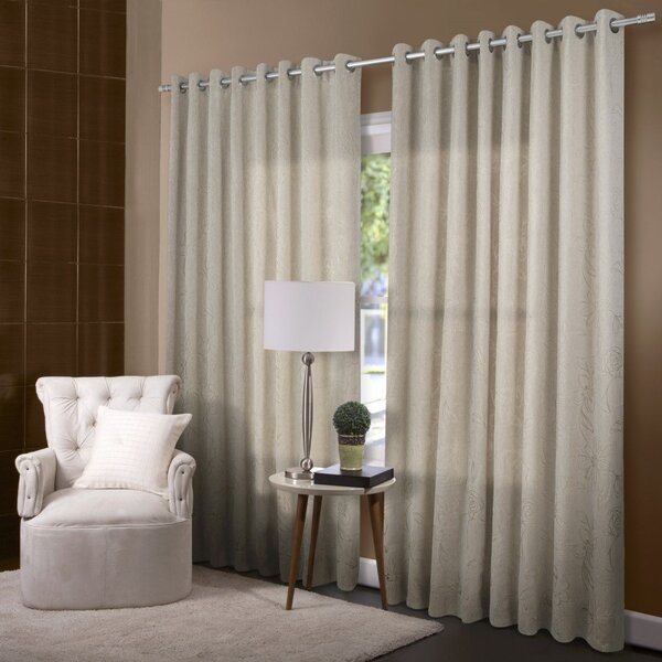 Cortina Dupla Devorê 3,00 x 2,50 - Giardino - Jolitex