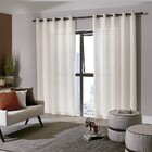 Cortina Duplex 4 20x2 50 Bruxelas/areia Bella Janela