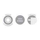 Cortina Duplex 4 20x2 50 Glam/latte Bella Janela