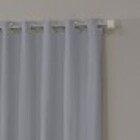 Cortina Duplex 4 20x2 50 Lisa Cromo/titanio Bella Janela