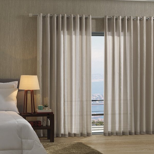 Cortina Duplex 6 60x2 50 Sorrento/marfim Bella Janela