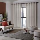 Cortina Duplex Bruxelas Bella Janela Ilhós Sala 3,00 X 1,70