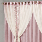 Cortina Dyamond 2 Metros Cetim Amassado Sala Quarto Para Varã