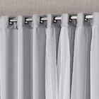 Cortina E Voal 2,00 X 1,70 Metros Cinza