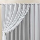 Cortina Elegance 2 00m X 1 70m Cinza Tecido Semi Blackout Com