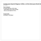 Cortina Elegance 3m Areia