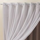Cortina Elegance Para Trilho Comum Tecidos Semi Blackout E Vo