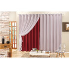 Cortina Elegance Para Varão Tecidos Semi Blackout E Voal 4,00