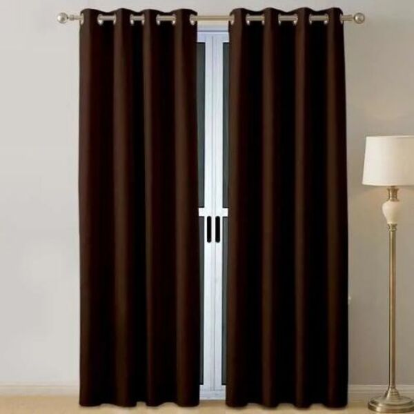 Cortina Elegante Decoração Yasmin Rústica 2,00mx1,80m Cor Pre