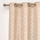 Cortina Em Jacquard Degradê 4 00 X 2 70 Para Varão - Avelã -