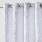 Cortina Em Tecido Jacquard 2,80 M X 2,30 M - Branco