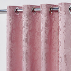 Cortina Em Tecido Jacquard 2,80 M X 2,30 M - Rosa