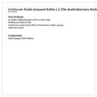 Cortina Em Tecido Jacquard 4,00 M X 2,70 M - Avelã