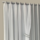 Cortina Encanto 3 00m X 2 60m Sala Quarto Para Varão - Cinza