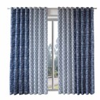 Cortina Equador - Geométrica - Marinho - 5 00m X 2 50m - P/ V