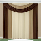 Cortina Ester Casa Dona 300x250 Marrom