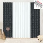 Cortina Firenze Para Trilho Comum Em Jaquard 3 00m X 2 60m Sa