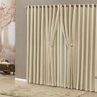 Cortina Firenze Voal Varão Simples 3,00m X 2,70m. Bege