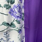 Cortina Floral Roxa Estampada Sala/quarto 300x250 Fabritex